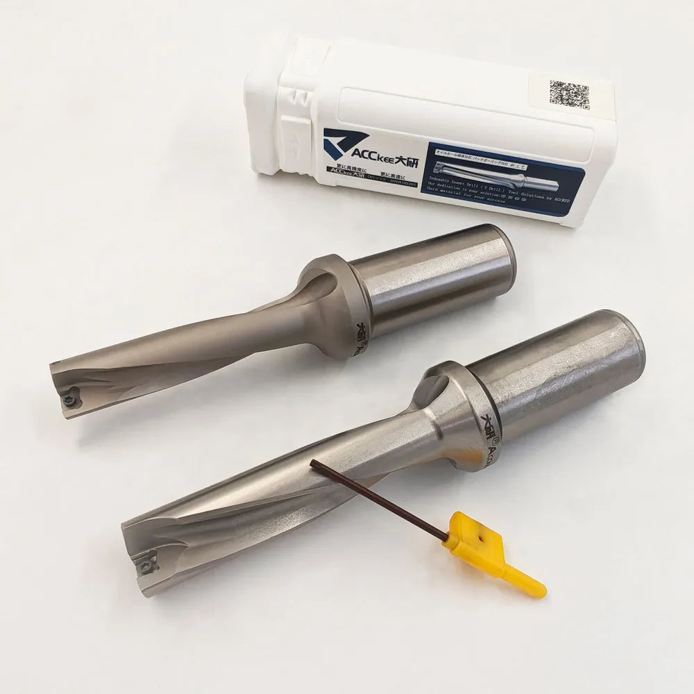 ACCKEE SP Series C20/C25 Stainless Steel Indexable Deep Hole Shank Holder Drilling Tool 13/24.5mm for CNC Machining