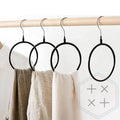 Antique Round Steel Plastic Clothes Organizer Hanger for Bathroom Use Cleaning Multifunctional Wig Towel Pants Scarf