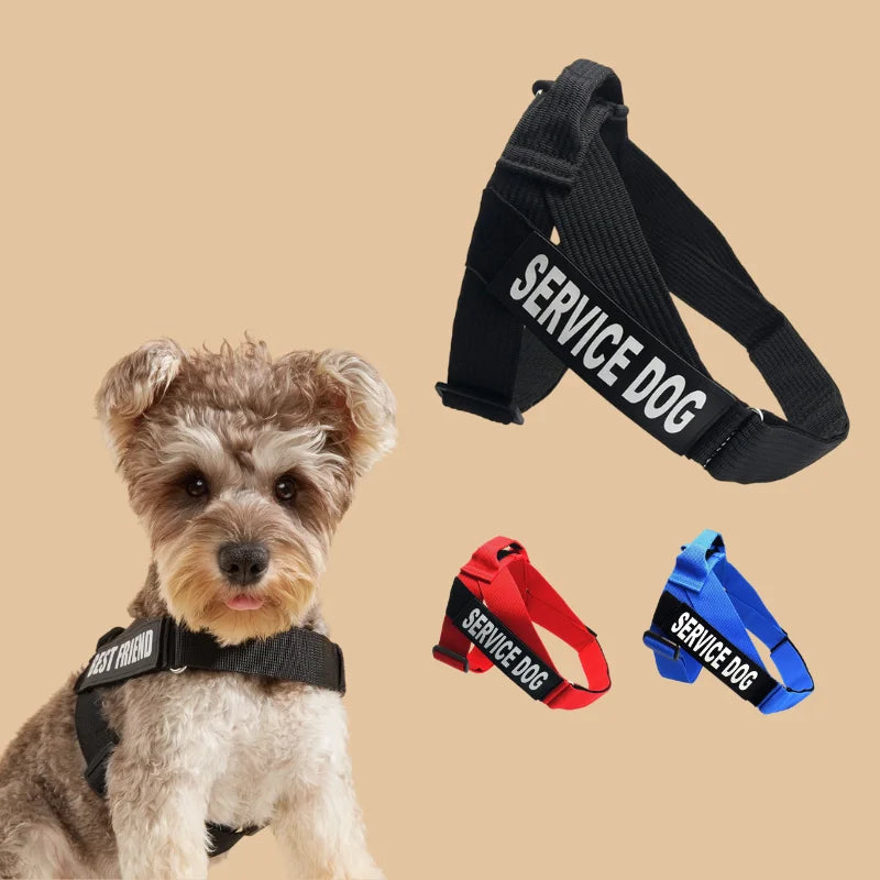 No Pull Personalized Service Dog Harness Reflective Adjustable Durable PP Tactical Dog Vest with Custom ID Patches MegaBDM