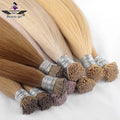 Beauty Girl Top Selling Raw Unprocessed European Human Virgin Hair Light Color Itips Human Hair Extension