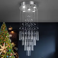 Modern Crystal Chandelier Staircase Lobby Lighting Hotel Project Engineering Lamp