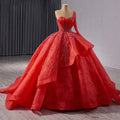 Jancember 241062 Vintage One Shoulder Sequins Ball Gown Evening Party Dresses