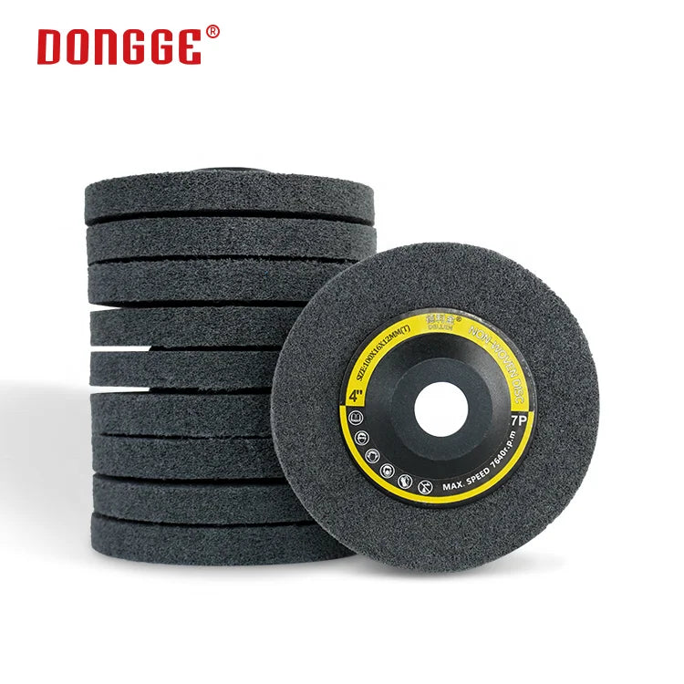 Manufacturer's Medium Hardness Nylon Fiber and Steel Grinding Wheel Customized OEM Non-Woven Abrasive Disc for Sanding