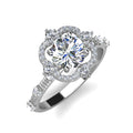 Innovative Formulated 925 Sterling Silver Fine Jewelry Unique 1ct Moissanite Diamond Engagement Ring Women Destiny Jewellery
