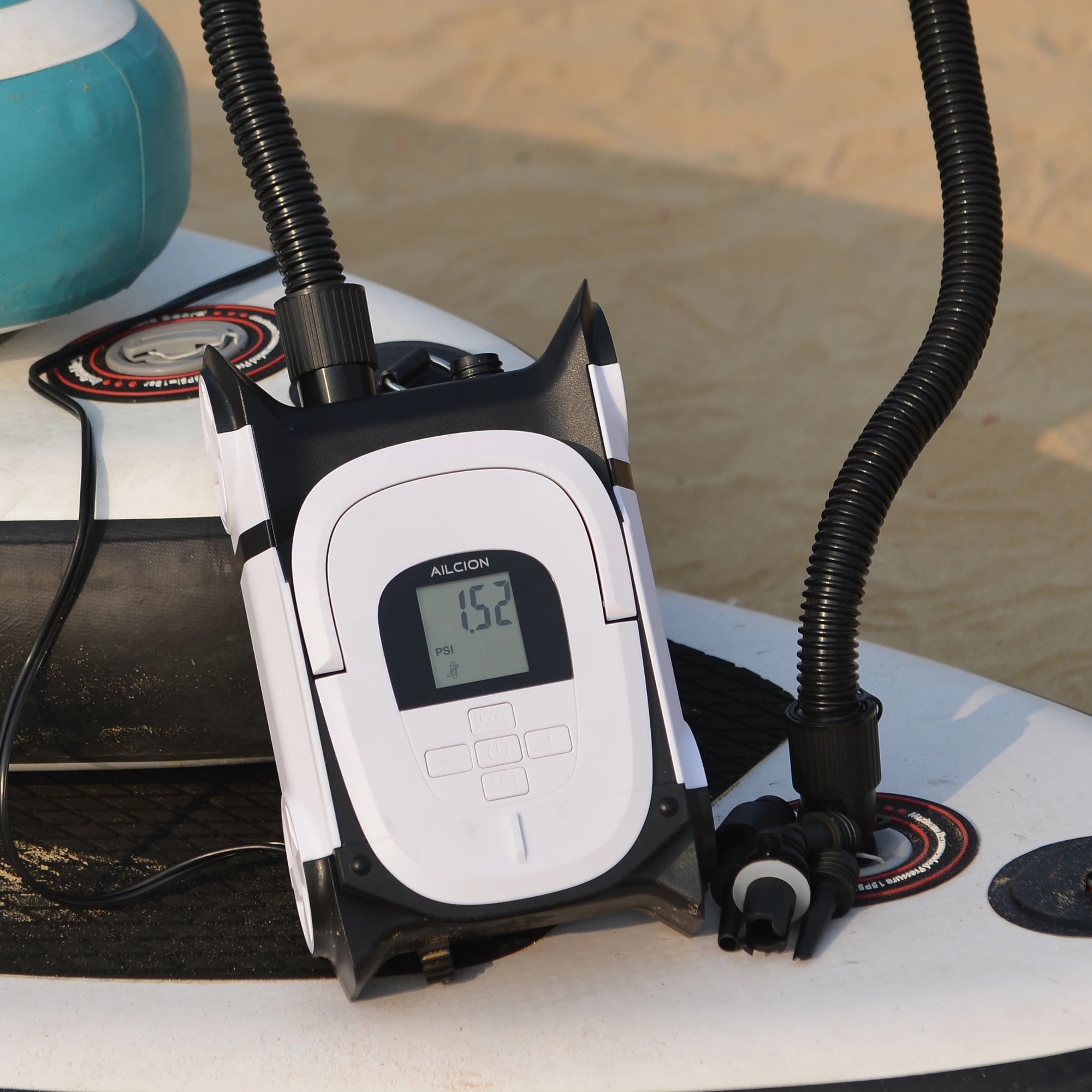 Gicle DC12V 882L CE Certified Portable Lightweight Modern Electric SUP Air Pump 0-22PSI Max Pressure for Stand-Up Paddleboarding