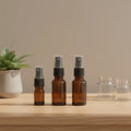 10ml 20ml 30ml 50ml 100ml Brown Light-blocking Spray Bottles for Wholesale Sample Packaging Cosmetic Bottles