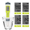 High Accuracy Tester Pen 3 in 1 Ec Meter Conductivity Test Pen for Hydroponic Tower Vertical Farming Garden MegaBDM