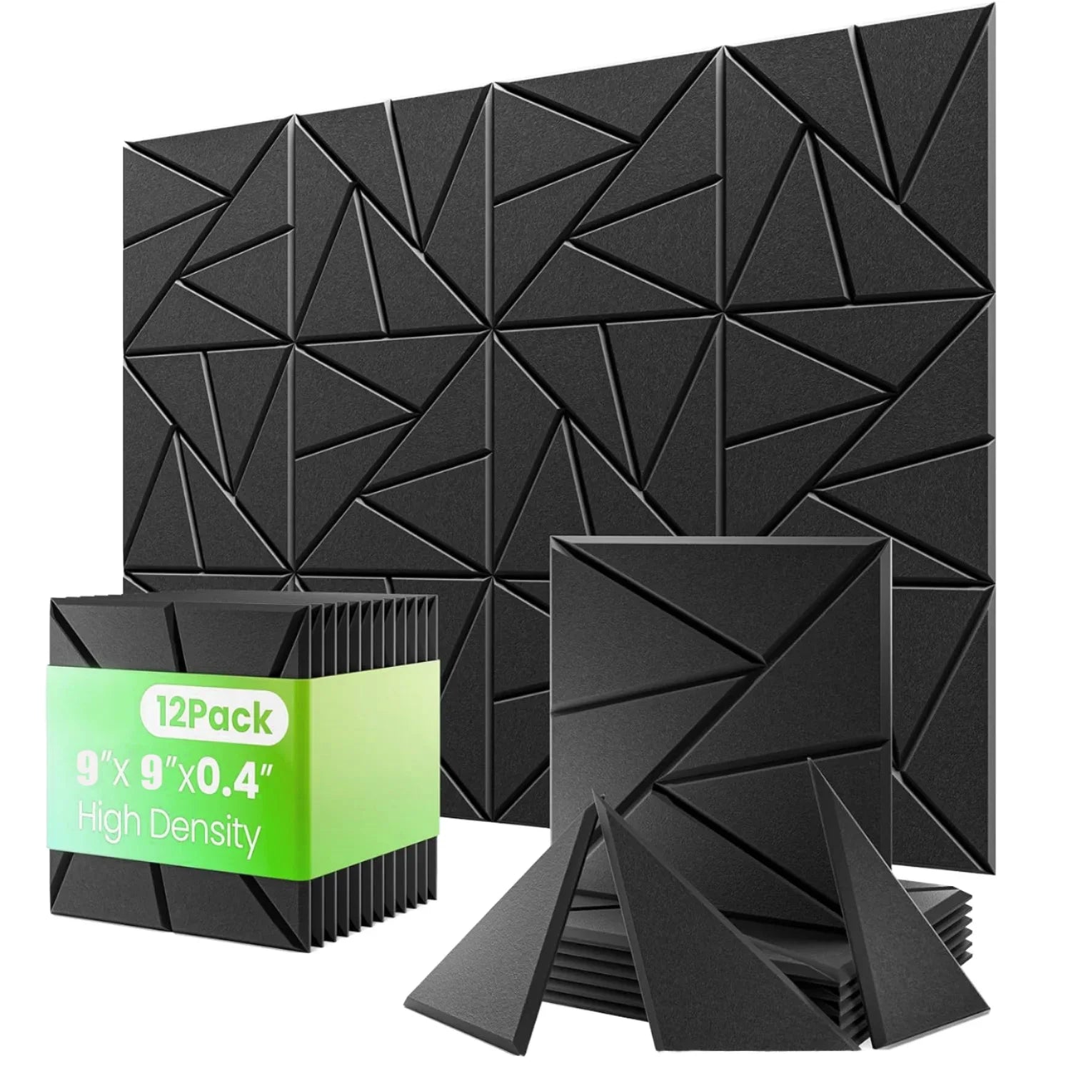 Grooved 9mm PET Felt Acoustic Panel Soundproof 3/8'' Beveled Polyester Felt Acoustic Wall Panel