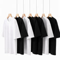China Bangladesh Factory Price OEM CustomizedLogo Embroidery 200g Pure Cotton Straight Shoulder Adult Basic Short Sleeve T Shirt