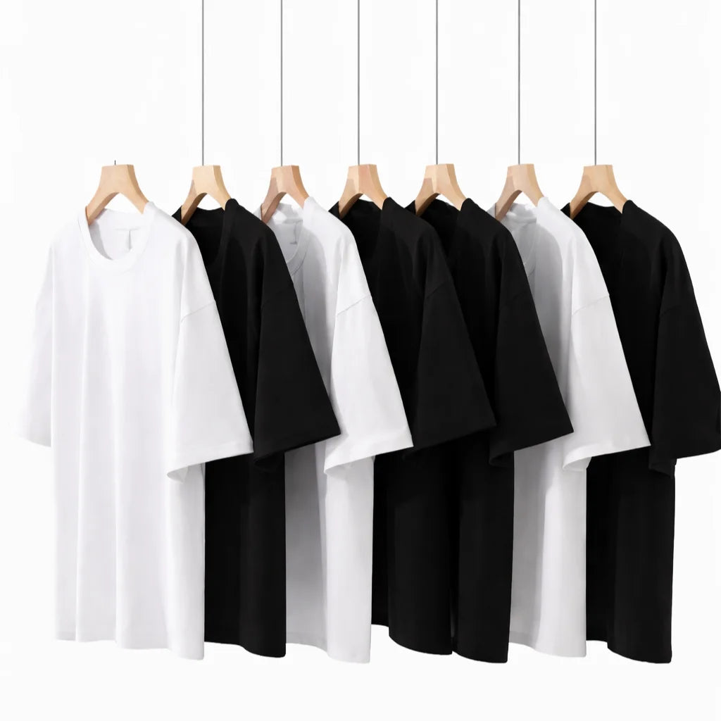 China Bangladesh Factory Price OEM CustomizedLogo Embroidery 200g Pure Cotton Straight Shoulder Adult Basic Short Sleeve T Shirt