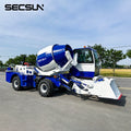 SECSUN Concrete Mixer Hydraulic Self Loading 1.5 1.8 2.5 Cubic Meters Concrete Mixer Truck with CE Certified