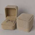 Custom Logo High Quality Square Velvet Insert Jewelry Box Ring Necklace Bracelet Gift Packaging Plastic Jewelry Box