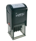 WES 32*32mm Square Selff-inking Stamp Date Stamp Office Stamp