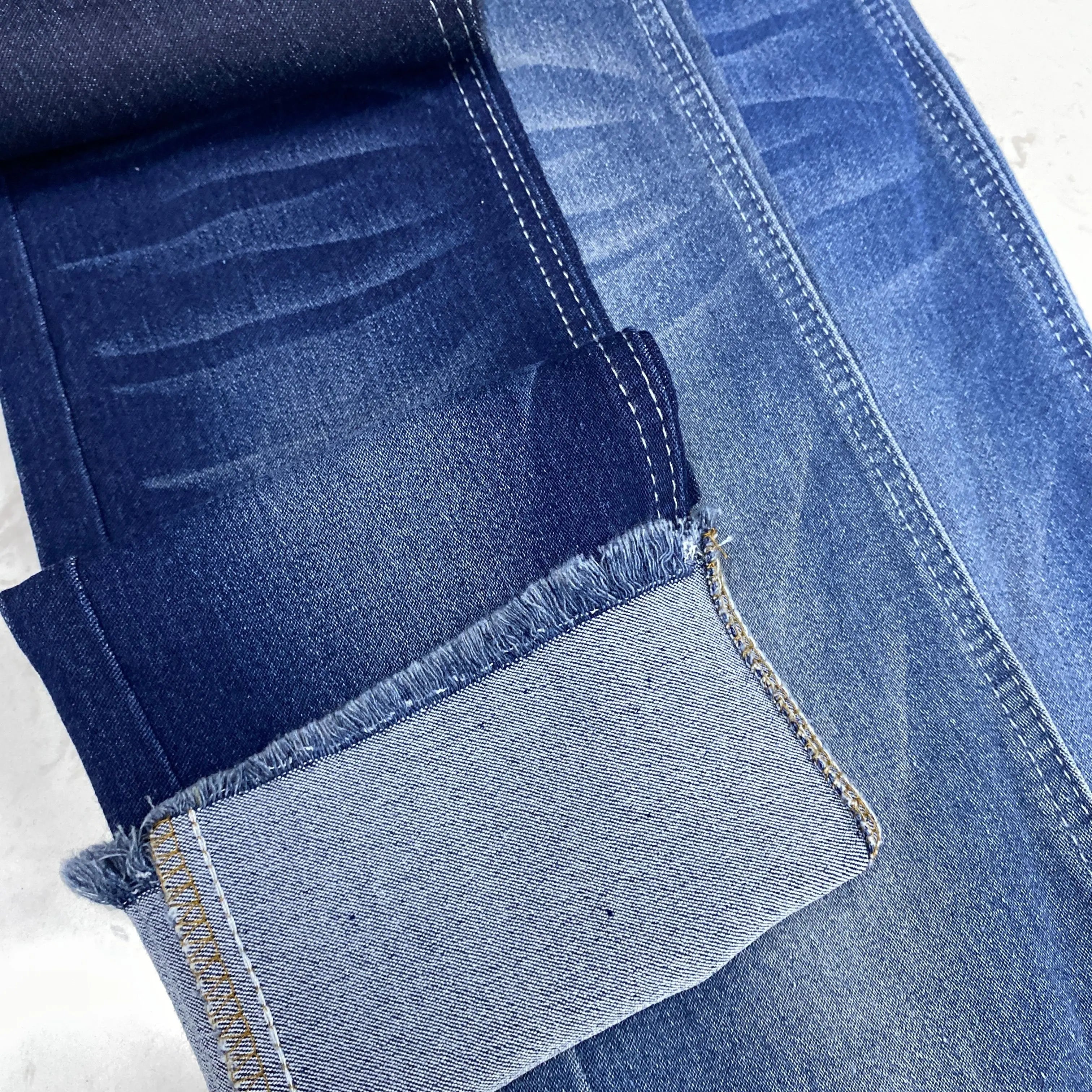 Cotton Polyester Denim Fabric Jeans Dresses Suits Jacquard Printed Metallic Available