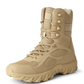 WANZHUO High-Top Tactical Boots Suede Leather & Nylon Upper Four Seasons for Hiking Climbing Training Camping Customized Logo