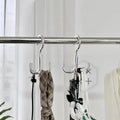 Space Saving Rotated Belt Wig Scarf Bag Hanger for Closet
