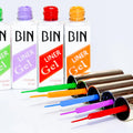 BIN 12pc Per Sets 10ML Nail Polish Liner Kit Painting UV Gel Nail Gel Polish Set