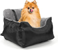 Multifunctional Dog Car Seat Travel Bed Waterproof Resist Pet Carrier with Customized Logo Safe Belt Dog Leash; Solid Pattern