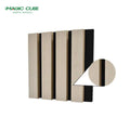 Free Sample MQ Acoustics Melamine Finish Slat Polyester Sound Insulation Board Acoustic Wall Panels 5 Year Warranty for Office