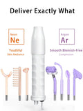 Super Quality 7 in 1 High Frequency Wand Facial Pore Cleaning Acne Treatment Anti Wrinkle Hair Care Handheld Beauty Device MegaBDM