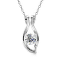 Factory Direct Lab Grown Moissanite Jewelry Sterling Silver 935 Minimalist Moissanite Pendant Women Necklace Destiny Jewellery
