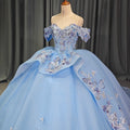 Jancember 6738 Sweetheart Sky Blue Quinceanera Dresses for 12 Girls Party