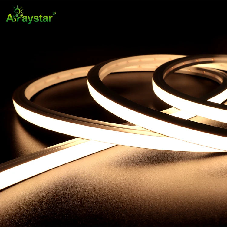 Dotless 8x8mm LED Neon Strip Light Super Slim Waterproof Silicone Neon Flex for Indoor Outdoor Decorative Commercial Lighting MegaBDM