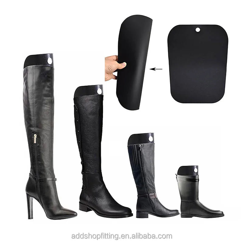 Durable PP Plastic Support Display High Heels Shoes Boots Holder for Counter Top Retail Shop