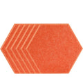 Soundproof Hexagon Polyester Fiber Acoustic Panels for Office Recycled PET Hexagon Acoustic Wall Panels