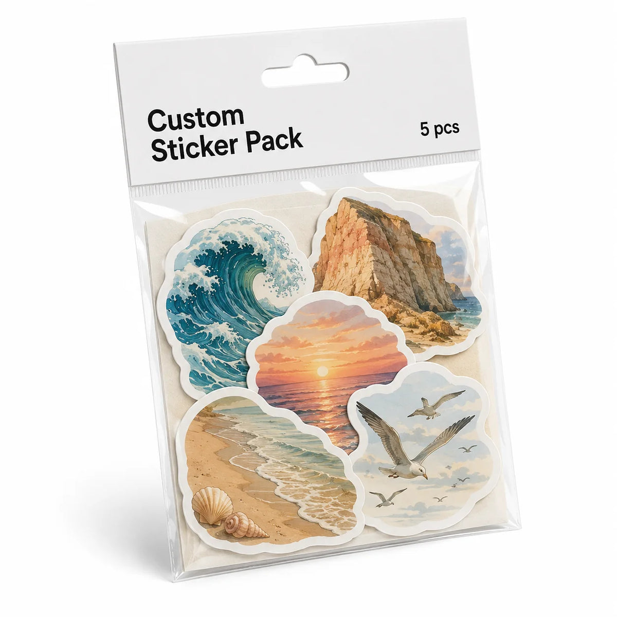 Custom Die-cut PVC logo Stickers; Waterproof Cute Anime/cartoon Designs; Packaged in Promotional OPP Bags. MegaBDM