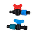 16mm Pipe Bypass Locknut Valve Plastic Drip Tape Shutoff Valve Garden Agricultural Drip Irrigation Water Stop Control Valve MegaBDM