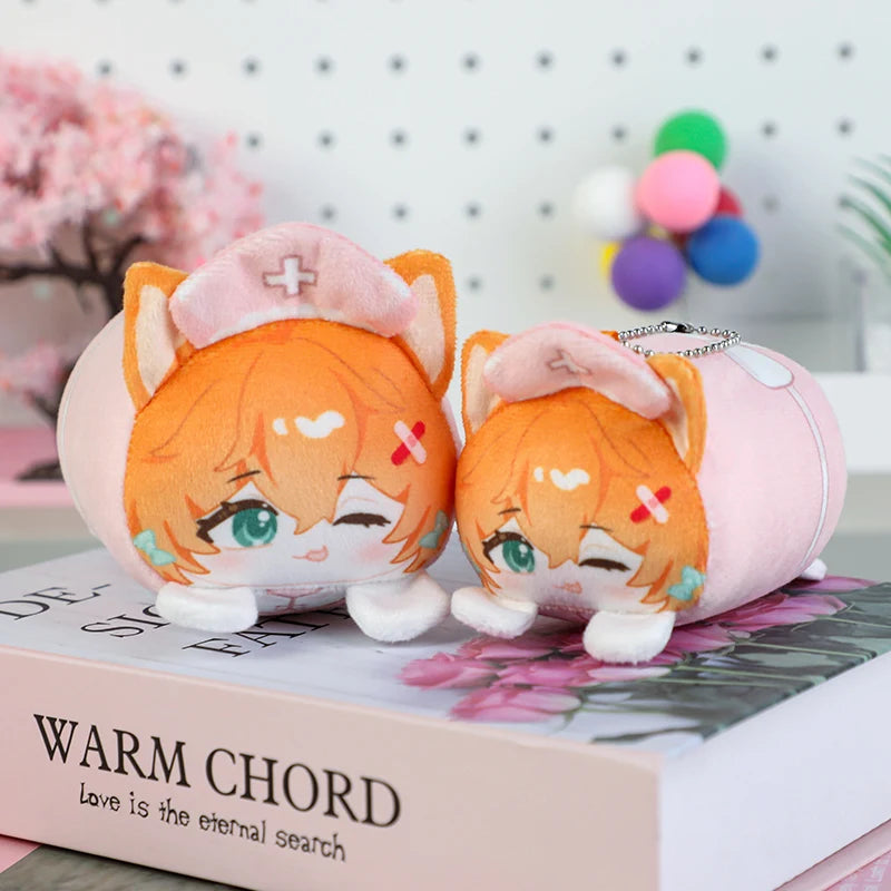 Vograce Cartoon Stuffed Plush Bag Pendant Grab Machine Doll Wholesale Plush Keychain MegaBDM