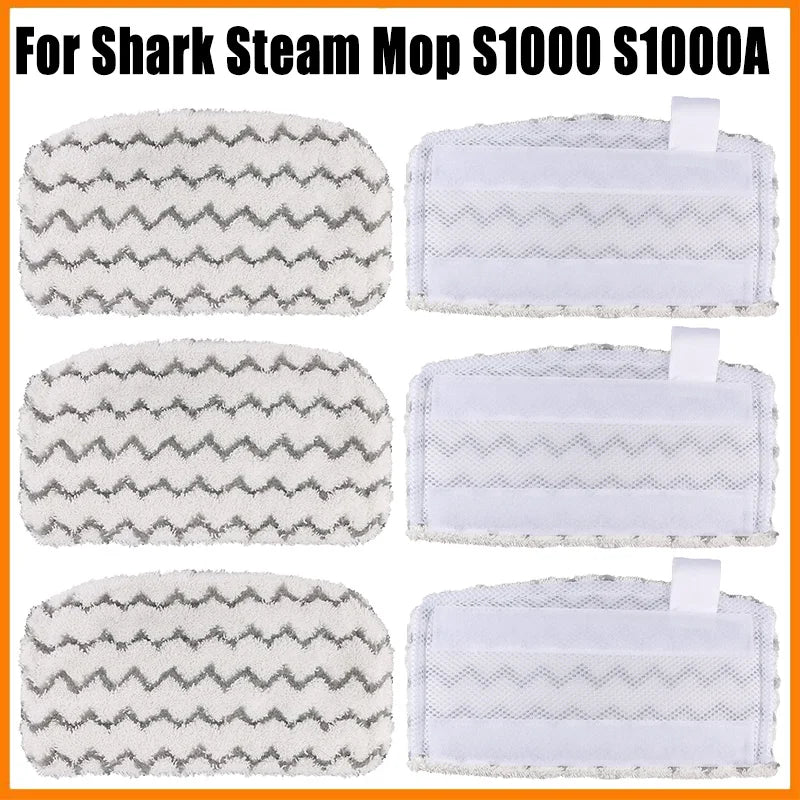 For Shark Steam Mop S1000 S1000A S1000C S1000WM S1001 Mop Rag Microfiber Steam Mop Replacemen Pad Washable Cleaner Pad