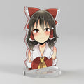 Custom Photo Acrylic Display Stand UV Printed Clear Anime Hologram Rainbow Acrylic Standee Shaker Quicksand