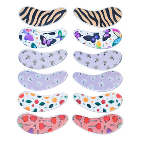 LiBeauty Self Sticky 1 Pair Under Eye Patch Reusable Silicone Eyelash Extension Eye Patches for Salon Home Beauty Use