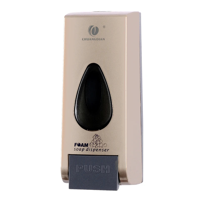 CDWK ABS Wall-Mounted Modern Design Manual Soap Dispenser 500ml Hand Foam Liquid Soap Dispenser for Public Toilets