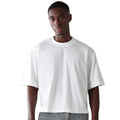 Custom Logo Boxy Fit Blank Streetwear T-shirt for men 100% Cotton 300gsm Thick Jersey Combed Cotton Drop Shoulder Box Loose fit