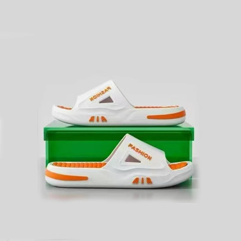 Men's PVC Soft Casual Shoes Trendy Flip Flop Slippers with Slip Resistance Popular and Affordable