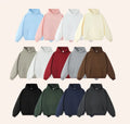 Bangladesh CN Factory Price Custom Logo Embroidery 380G Heavyweight Terry Hoodie Oversized Pullover Sweatshirt MegaBDM