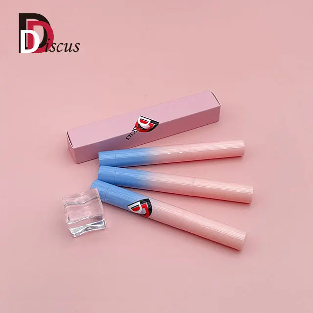 Empty Lip Balm Cosmetic Tubes Makeup Container Lipstick Tube Round Pink High Quality Cosmetic Packaging Screen Printing