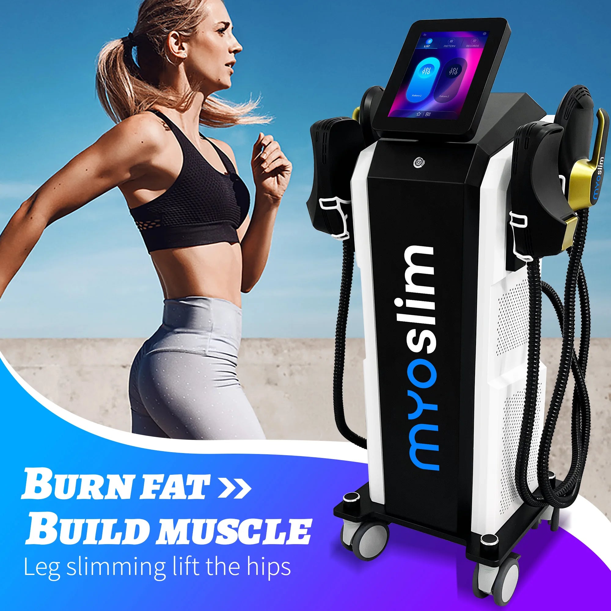 Professional 6500w NEO RF Machine Body Slim Muscle Stimulation EMS PRO Ultra Sculpt Lose Weight