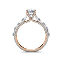 New Fine Wedding Jewelry 925 Silver Custom 1 Carat Moissanite Diamond Adjustable Engagement Ring for Women Destiny Jewellery