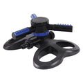 360 Degree Adjustable Automatic Rotating 3-Arm Vortex Garden Sprinkler Plastic Irrigation Watering Lawn Patio Outdoor