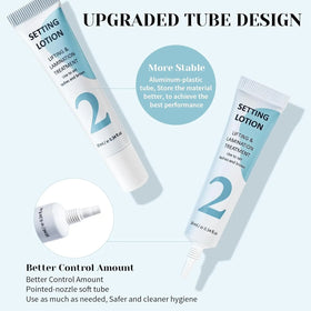 Custom 3 Step Korean Lash Lift Solutio Professional Keratin Lash Lift Kit for Lash & Brow Perm Lamination Steps 1 &2 & 3