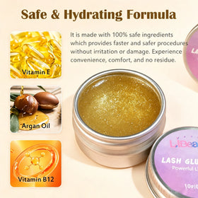 Custom Private Label Lash Lift Glue Balm 10g Viscosity Professional Vegan Lash Lift Glue Balm Strong Lash Lift Perm