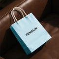 Custom Logo Luxury Matte Black Kraft Paper Gift Shopping Packaging Bags With Your Own Design Skin Care Products Gift Bags