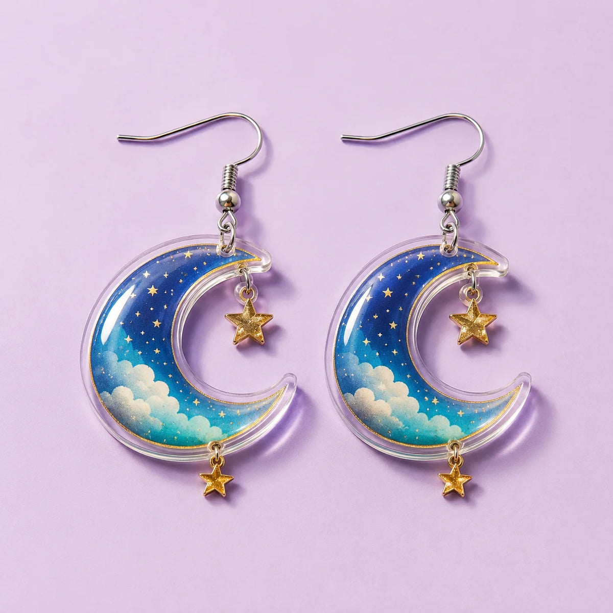OEM Custom Acrylic Earrings with Original Artwork for Gifts Events and Retail MegaBDM