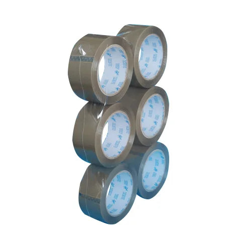 Brown Opp Bopp Tape for Packaging and Sealing Acrylic Glue Tan