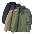China Bangladesh Factory Price OEM Customized Logo Embroidery Casual Loose Fit Plus Size Men Workwear Jacket MegaBDM