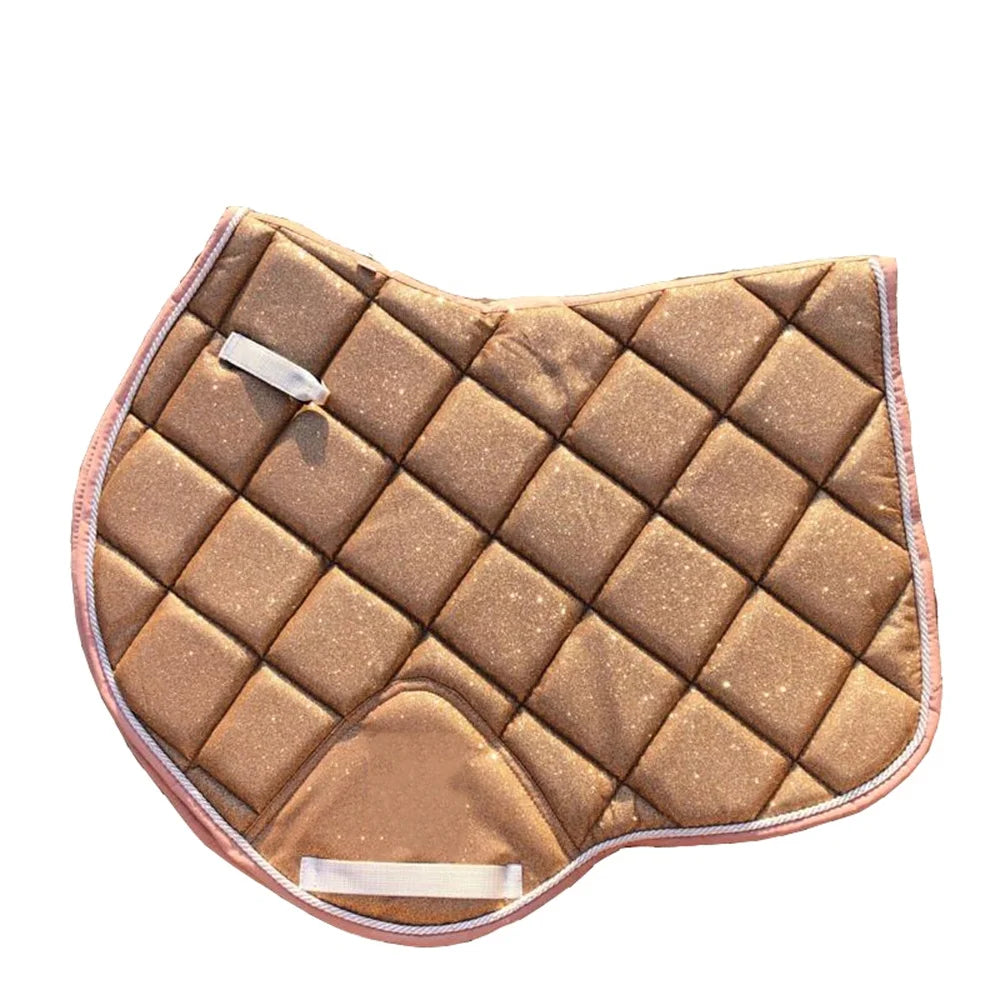 Horse Jumping Endurance Saddle Pad for English Riding Training Use Silicone & Leather Material Wholesale
